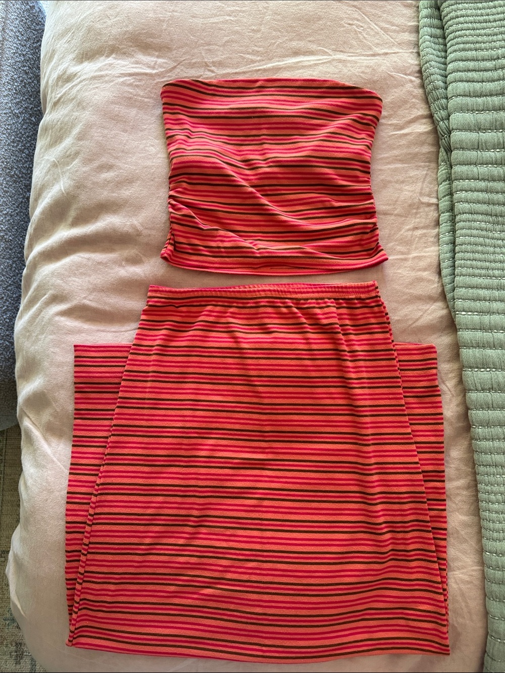 Free People Good Feels Stripe Tube Set - Picture 3 of 4